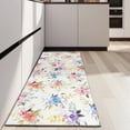 thumbnail image 4 of Pioneer Flower Floral Print Pattern Kitchen Rug Mat,Kitchen Runner Rugs Non Skid Washable,Decorative Kitchen Floor Mats for Kitchen,Sink,Laundry,17"X47", 4 of 5
