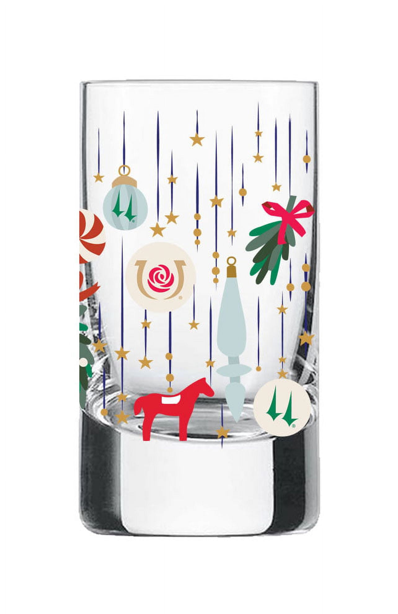 Churchill Downs XMAS Shot Glass