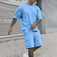 thumbnail image 6 of Afdoent Men's 2 Pieces Outfits Mens Everyday Wear Casual And Sporty Activities Versatile And Stylish Attire Spring And Summer Beach Clothes Classic, 6 of 9
