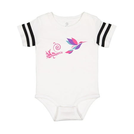 

Inktastic hummingbird flying swirl Gift Baby Girl Bodysuit