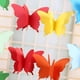thumbnail image 4 of Guirnalda de mariposa de papel de 3M, cartel colgante de oro rosa, bandera DIY para adultos y niños, suministros de decoración para fiesta de cumpleaños, boda y Baby Shower, 4 of 4