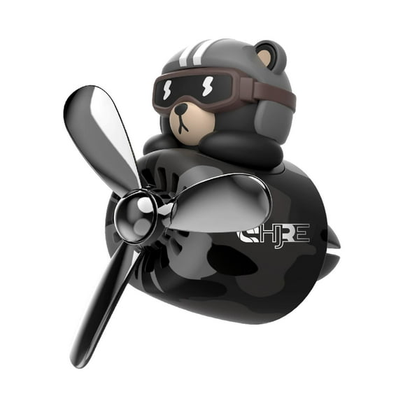 Car Air Freshener,Car Air Freshener Bear Rotating Propeller,Automotive Accessories Car Diffuser Cute,Cartoon Air Outlet Freshener Decoration,Creative Air Vent Ornament,Car Perfume Universal