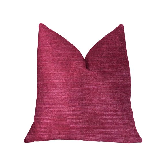 Plutus Lady Fuschia Pink Luxury Throw Pillow - 20 x 26 in. Standard