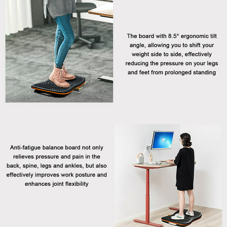 Lixada Anti-Fatigue Standing Desk Mat Ergonomic Comfort Floor Foot