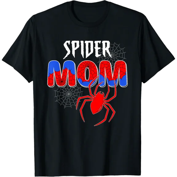 Spider Mom Family Birthday T Shirt Size S-5XL