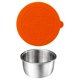 thumbnail image 3 of Contenedor de salsa Taza De Salsa De Inmersión De Acero Inoxidable Con Tapa Para El Hogar Al Aire Libre Naranja Magideal Contenedor de salsa, 3 of 7
