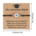 thumbnail image 2 of Diceymbol 2025 Graduation Bracelet Gift Set Adjustable Woven Keepsake with Inspirational Card, Premium Cap Box Packaging for High School & College Grads, 2 of 6