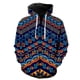 thumbnail image 1 of Sudadera con capucha y cremallera para hombre, diseño de mapa de tribus primitivas étnicas, con estampado 3D, divertida y genial, para adolescentes, de manga larga, para primavera, 1 of 6