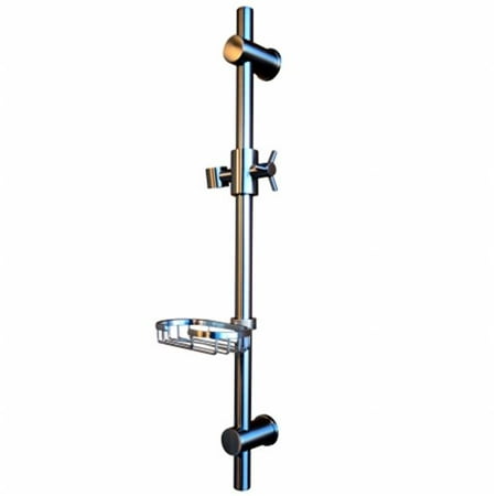 - Brushed Nickel Adjustable Slide Bar Shower Panel