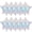 star, variant on Slccxzc Iridescent Heart Balloons, 10pcs Heart Balloons Iridescent Balloons Party Decorations Mylar Balloons Transparent Balloons for Heart Theme Party Baby Shower Birthday
