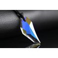 thumbnail image 1 of Collar con colgante de la suerte personalizado para hombre, accesorio para pareja, largo ajustable y sencillo con cristales de estrella y púas dominantes, 1 of 6