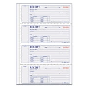 Rediform Money Receipt Book, Two-Part Carbonless, 7 x 2.75, 4/Page, 200 Forms