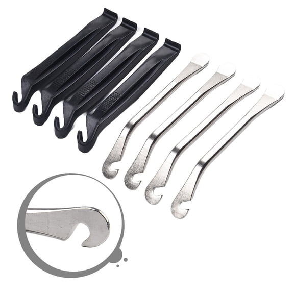 8PCS bicycle tire lever 4PCS stell lever and 4PCS abs tire lever