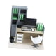 thumbnail image 1 of Muebles de oficina en miniatura a escala 1/12, simulación, adorno, juego de simulación, decoración, fotografía, casa de muñecas, muebles, regalo. Estilo D, 1 of 8