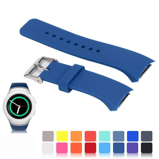 Amerteer - Bands Compatible Samsung Gear S2 Watch, Amerteer Soft Silicone Replacement Sport