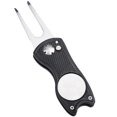 thumbnail image 1 of Metal Foldable Golf Divot Repair Tool With Golf Ball Marker black, 1 of 6