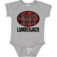 thumbnail image 3 of Inktastic Daddy Little Lumberjack Plaid Boys Baby Bodysuit, 3 of 5
