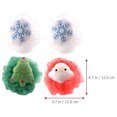 thumbnail image 4 of IFANLANDOR 4Pcs Bath Balls For Women Assorted Color Skin Cleaning Scrubber, 4 of 5