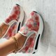 thumbnail image 4 of Amzcrzy Zapatos de mujer,Zapatos de mujer,Zapatillas de mujer, Zapatos de malla para mujer, con punta de bizcocho, suela gruesa, cuñas, zapatos casuales Sandalias Mujer Zapatillas De Casa, 4 of 7