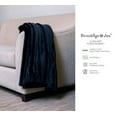 thumbnail image 3 of Brooklyn Jax Solid Plush Fleece Queen Blanket, Black color, 3 of 7