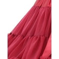 thumbnail image 2 of Michellecmm  Women Tulle Tutu Skirt Solid Color Summer Elastic Mini A-Line Skirt, 2 of 4