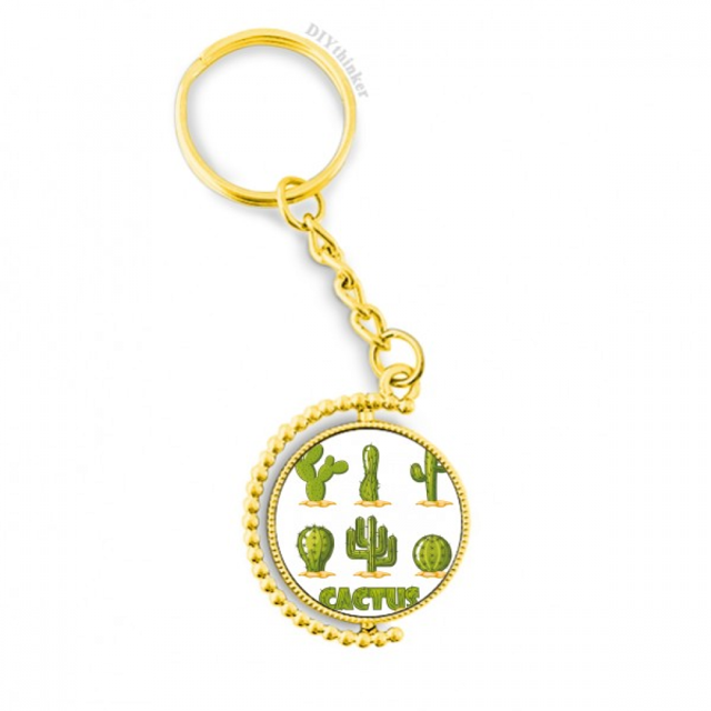 succulents en Pot cactus Modèle Métal Connecteur Porte-Clés Accessoire en Porte-Clés