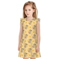 thumbnail image 1 of Balery mouse and cheese Camisón de princesa para niñas, pijama de algodón con mangas abullonadas, suave y bonito.-Small, 1 of 6