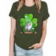 thumbnail image 1 of Fiudx Ofertas Flash Del Día Blusa Cómoda Elástica Informal Sólida de Manga Corta con Cuello Redondo para Mujer a La Moda, 1 of 3