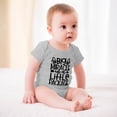 thumbnail image 3 of Big Miracle In A Little Package - Baby Clothes - Funny Newborn Bodysuit Outfits for Boys And Girls Gray-style-1 3months, 3 of 7