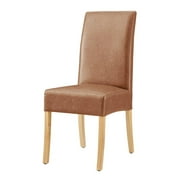 New Pacific Direct Valencia PU Dining Side Chair in Vintage Cider (Set of 2)