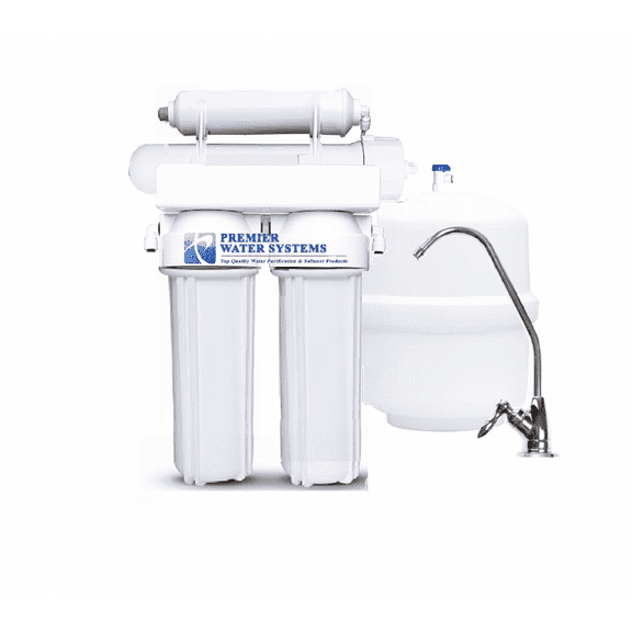 4 Stage: Complete Home Under-Sink Reverse Osmosis Drinking Water Filtration System 100 GPD