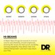 thumbnail image 3 of Cuerdas para bajo DR Strings Hi-Beam de acero inoxidable de 5 cuerdas, 3 of 8