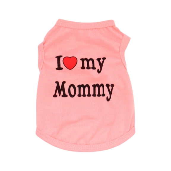Cotton Dog Shirt for Large Dogs, Pink Sleeveless Pet Tshirt Lightweight Breathable Stretchy Puppy Clothes
