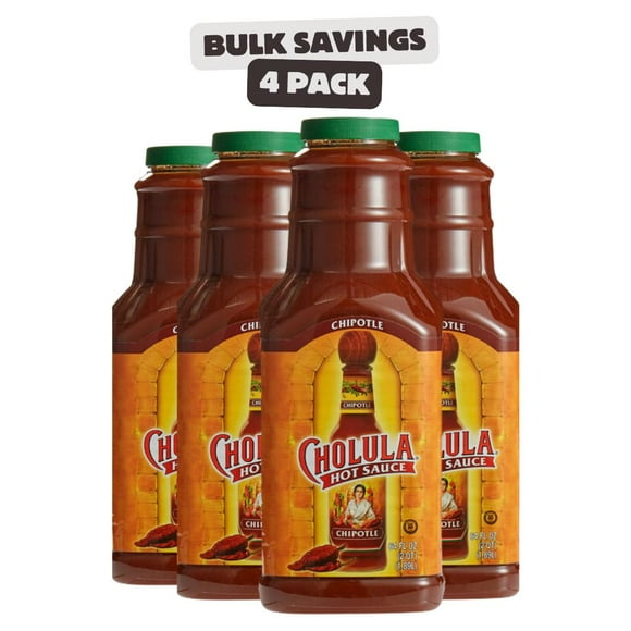 Cholula 64 fl. oz. Chipotle Hot Sauce - 4/Case