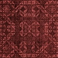 thumbnail image 1 of Ahgly Company Indoor Square Abstract Red Modern Area Rugs, 5' Square, 1 of 4