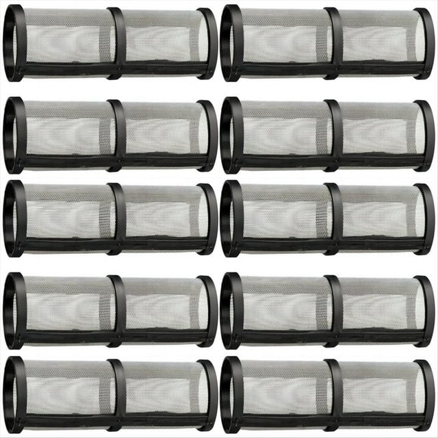 10 Piezas de Filtros de Pulverizador de Pintura Sin Aire 390 395 490 495 595 Colador de Colector de Bomba 60 Compatible con 246384