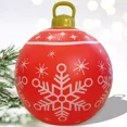 thumbnail image 1 of Bola De Decoración Inflable Ormromra Navidad Adornos De 75cm, 1 of 7