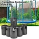 thumbnail image 4 of 12pcs Plastomer Trampolines Poles Caps Durability Trampolines Protective Cover for Outdoor Jumping Equipment, 4 of 4