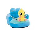 thumbnail image 2 of Infant Support Seat Sofa Plush Soft Animal Shaped Baby Learning Chair 3-16 Months Baby Unpadded Cotton Seat (blue dinosaur), 2 of 5