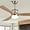 Nickel-MD-DC5210-N, variant on 65 Inch Large Ceiling Fan with Light,Black Modern Ceiling Fan with Remote,LED Dimmable Ceiling Fan,5 Blades,and 6 Speed,Reversible DC Motor for Farmhouse Patio Living Room Bedroom Indoor/Outdoor