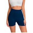 thumbnail image 1 of Short Licra Mujer, Cintura Alta, Azul Marino, Unitalla, Pantalones Cortos, Deportivo, Boxer, Entrenamiento, Biker, 1 of 7