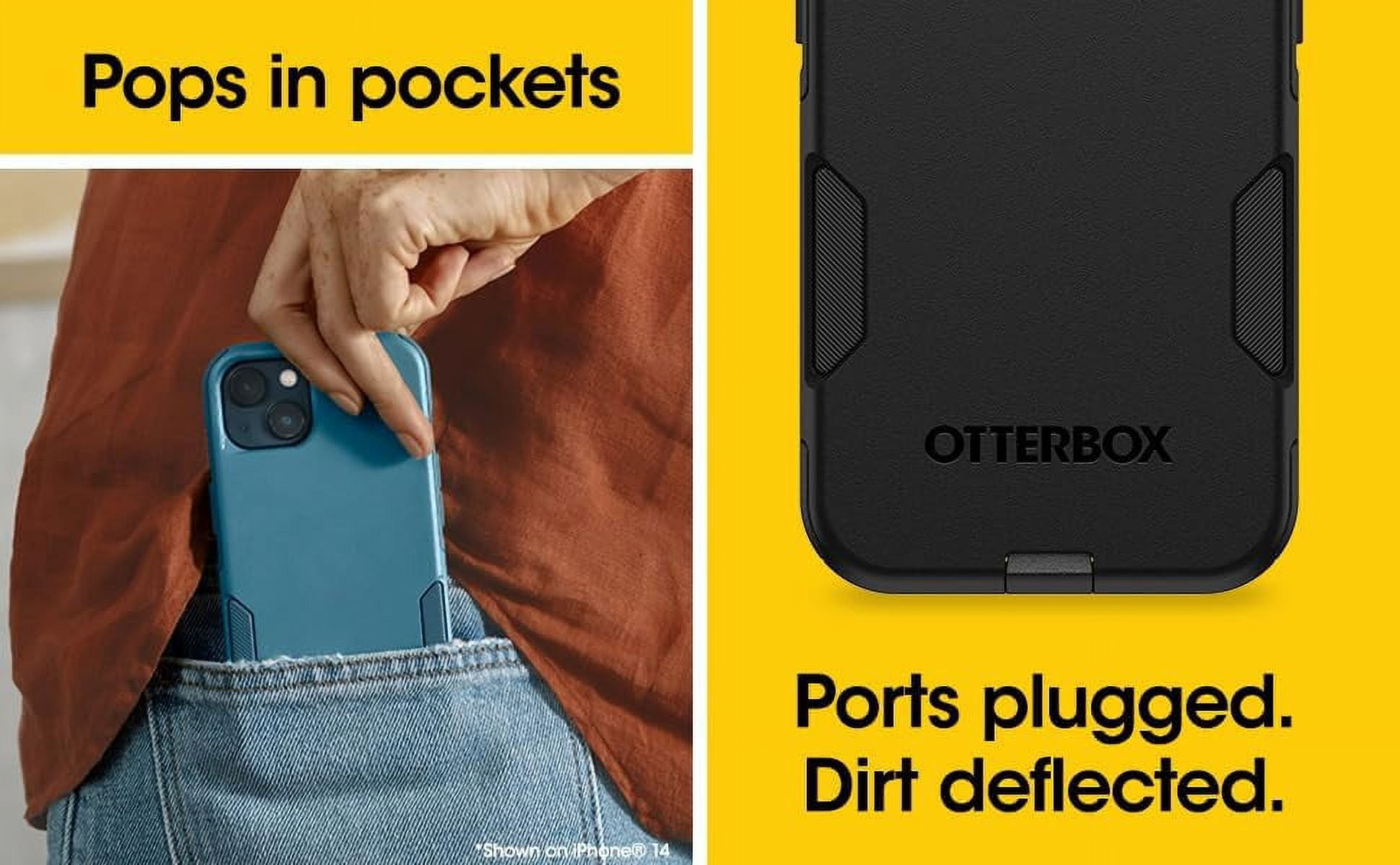 OtterBox Commuter Series MagSafe Case for iPhone 15 Pro Max, Crisp Denim
