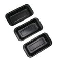 thumbnail image 4 of ZPSHYD Lot De 3 Boîtes à Pain Antiadhésives – Moules à Pain Et Moules à Gâteau En Acier Au Carbone Noir, Forme Rectangulaire, 4 of 14