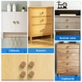 thumbnail image 3 of Minkissy 2-Pack Multicolor Wood Drawer Knobs Cabinet Pulls Decorative Furniture Handles for Dressers, 3 of 8