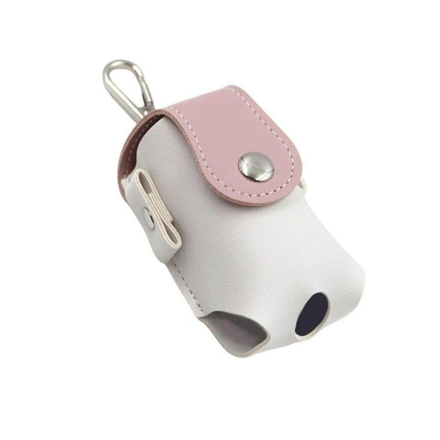 Dust Proof Golf Ball Carry Bag bag portable golf practice Carrying PU Storage Container white pink