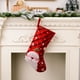 thumbnail image 3 of Billuyoard Calcetín de Navidad lindo Papá Noel colgante chimenea almacenamiento calcetín colgantes de oficina decoración de fiesta adornos niños Kits de decoración para fiestas Rojo Billuyoard HA065268-01, 3 of 6