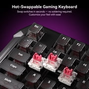 DarkBeacon Gaming Keyboard 87 HE Mechanical Keyboard with Hall Effect Magnetic Switch, RGB Backlit, Wired Keyboard for PC Gamer