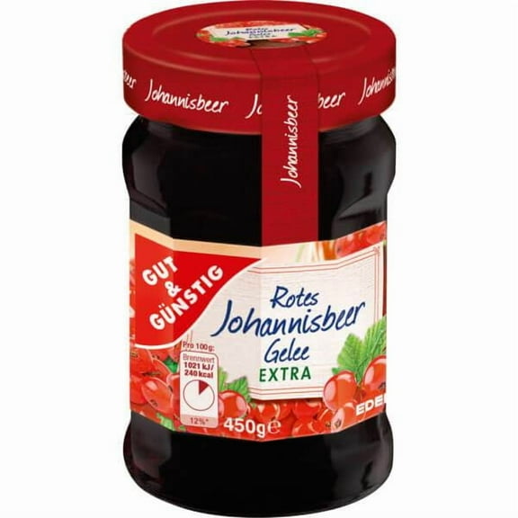 Gut & Gunstig Rote Johannisbeere (Red Currant Jam)- 450g