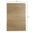 thumbnail image 2 of 8â€™ x 10â€™ Natural Braided Jute Area Rug, 2 of 8