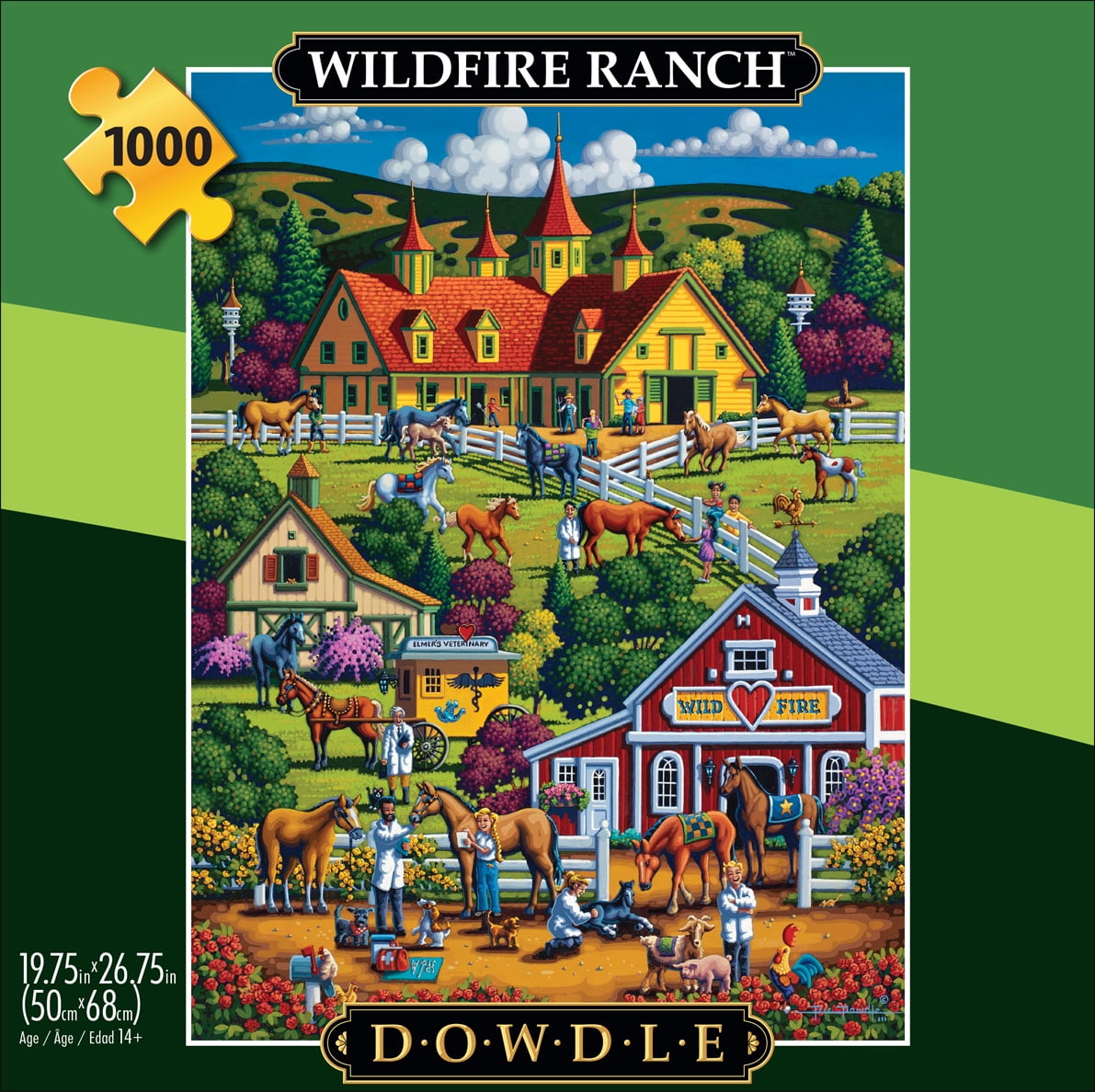 Buffalo Games Le puzzle Wildfire Ranch - en 1000 pièces